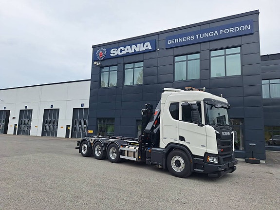 Kranväxlare Scania R560B8x4*4 Hiab Ex Hipro 302EP-5