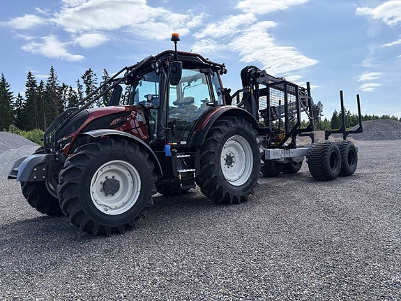 Valta N155 Versu med Hypro HV14 Skogsvagn 7 of 12