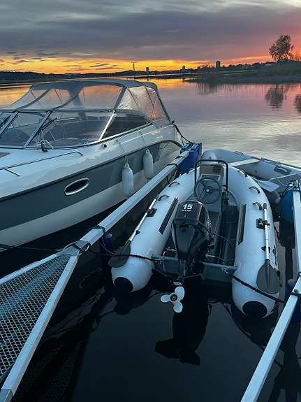 ALU270 RIB  med lyftöglor, 15 hk, jockeysäte, fint skick! 4 of 4