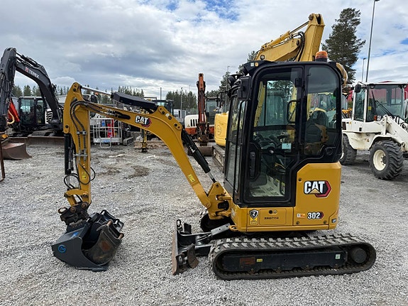 Cat 302 minigrävare 2,3ton  269.000:-