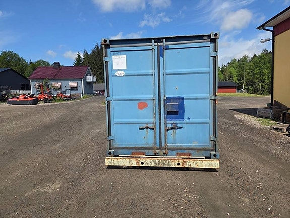 Container på ram med flak 6m 4 of 6