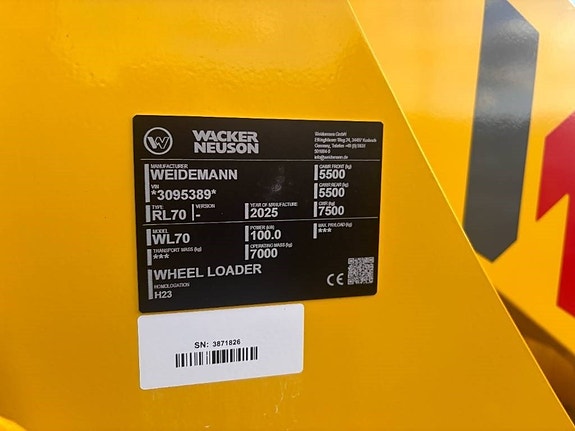 Wacker Neuson WL 70 Kampanjpris! 12 of 17
