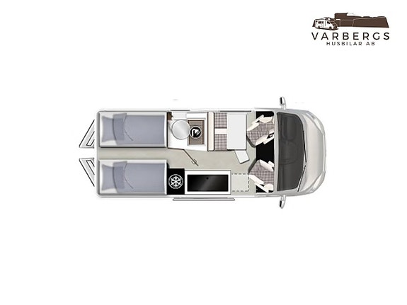 Karmann Davis 620 TS *AUT *Långbädd & Dieselvärm *Förtält *Utekök / Garanti / Gästsäng / 3850kr/mån. (3.95% ränta) 2 of 26