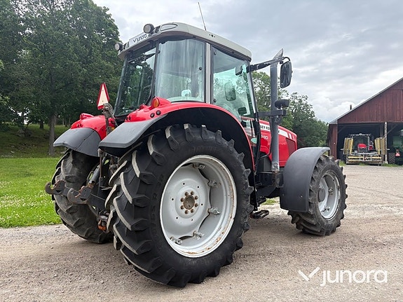 Traktor - Massey Ferguson 5480 med dubbelmontage 5 of 30
