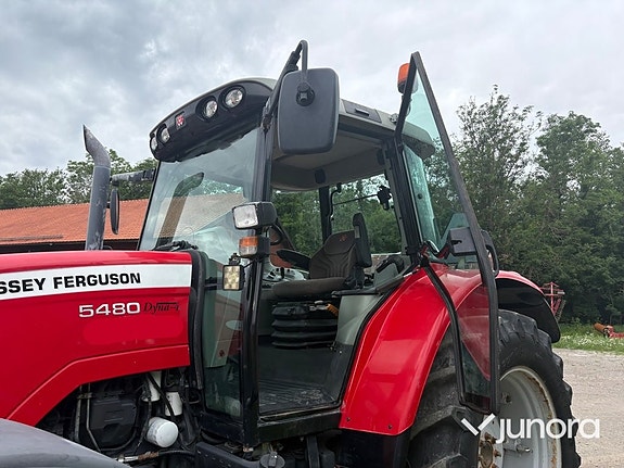 Traktor - Massey Ferguson 5480 med dubbelmontage 9 of 30