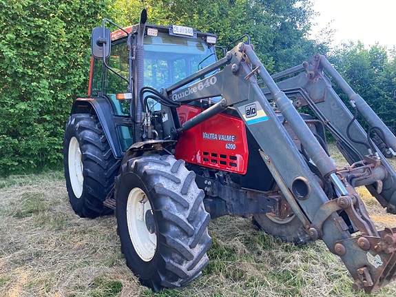 Valtra/Valmet 6200 med lastare och Turbinkoppling 4 of 12
