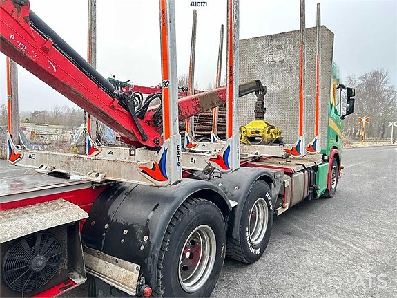 Scania R650 Timmerbil med kran (649,000:- ex moms) 5 of 24