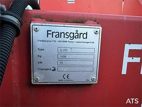 Utkastarrör / Förlängingsarm Fransgård - 3500 mm till snöfrä 14 of 15