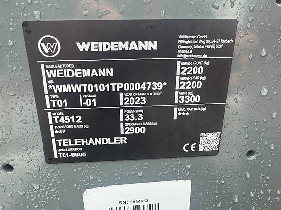 Weidemann T4512 9 of 13