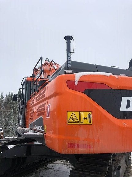 Doosan DX 530 LC -5 , Uthyres 18 of 24