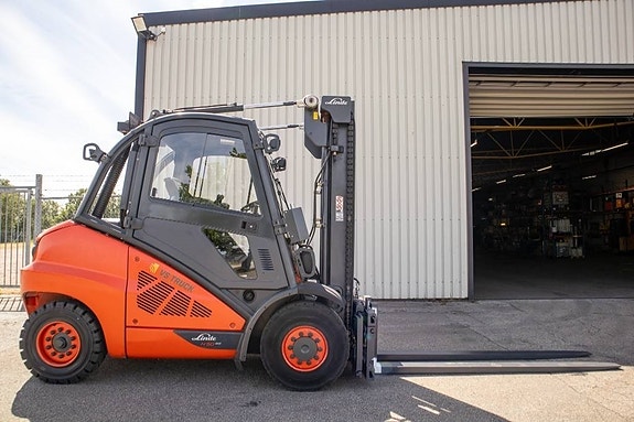 Linde H50D 02/600 (394) , 5-tons dieselmotvikt 2400-gaff 6 of 11