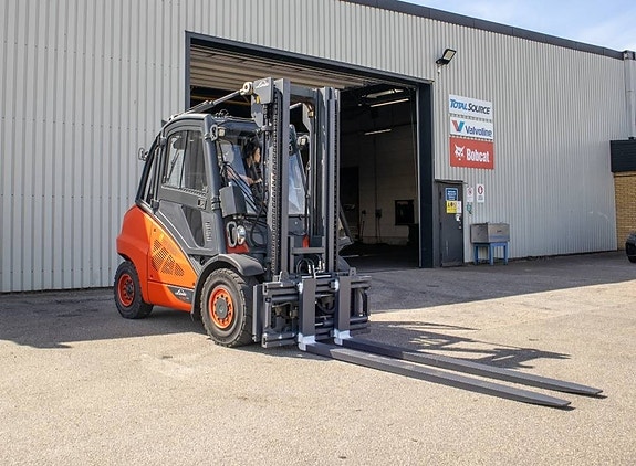 Linde H50D 02/600 (394) , 5-tons dieselmotvikt 2400-gaff 5 of 11