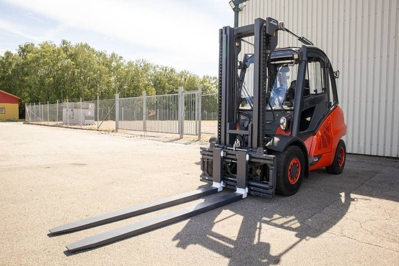 Linde H50D 02/600 (394) , 5-tons dieselmotvikt 2400-gaff 3 of 11