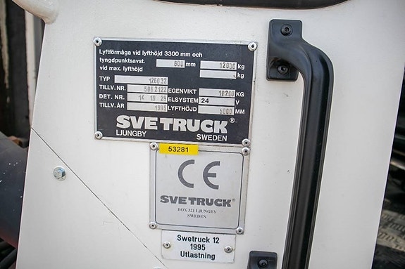 Svetruck 1260-32, 12-tons dieselmotviktstruck 17 of 17