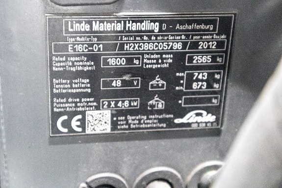 Linde E 16 6 of 7