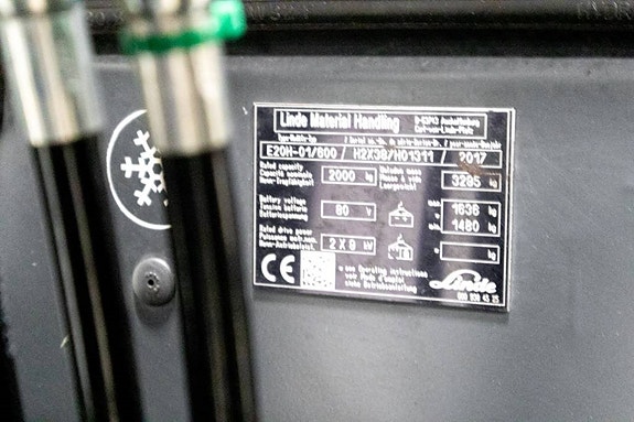 Linde E 20, motviktstruck med hög lyfthöjd. Batteri 2023 7 of 7