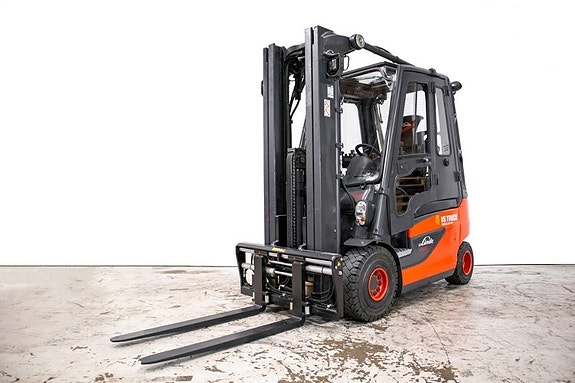 Linde E 25, containergående 2,5-tons elmotviktstruck 4 of 10