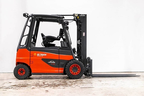 Linde E40, 4-tons elmotviktstruck med rejäl lyfthöjd 5 of 12