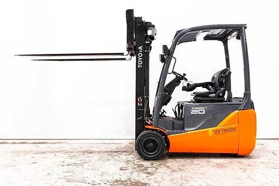 Toyota 8FBE20T, 2 tons motviktstruck med nytt batteri! 3 of 5