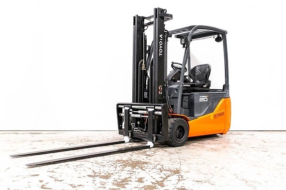 Toyota 8FBE20T, 2 tons motviktstruck med nytt batteri! 4 of 5