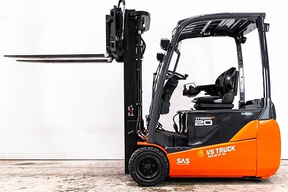 Toyota Traigo 8FBET20, 2-tons elmotvikt med nytt batteri! 3 of 5