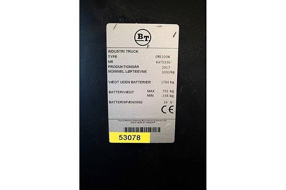 BT OME 100 N smidig plocktruck från BT 9 of 9