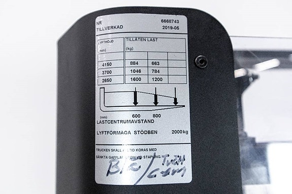 BT SPE 160 L, höglyftande ledstaplare m låga timmar! 10 of 10