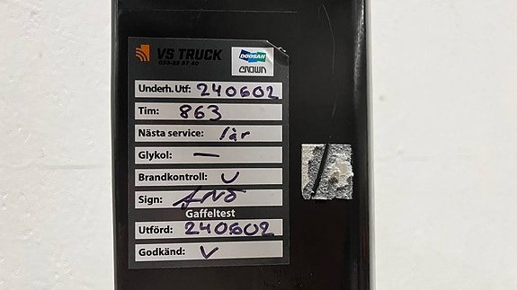 Atlet 160 SD TFV, Sittstaplare med en lyfthöjd om 4,2m 10 of 10