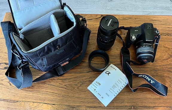 Sony Alpha A290 systemkamera med Tamron 70–300mm objektiv image 8