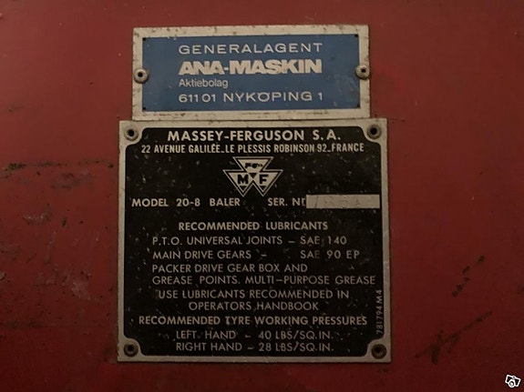Balmaskin småbalar 3 of 3
