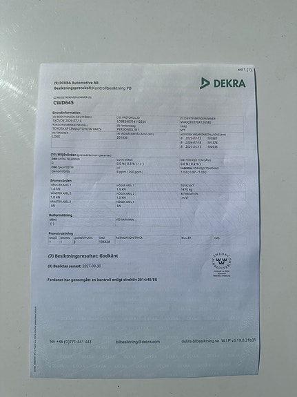 Toyota Yaris 13 of 13