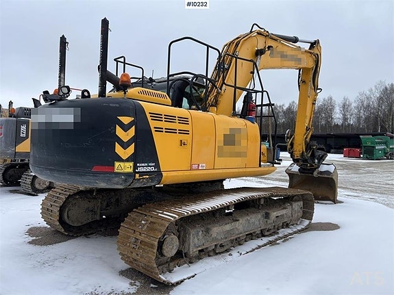 JCB JS220LC Grävmaskin med rotor och planerskopa (VIDEO) 4 of 5