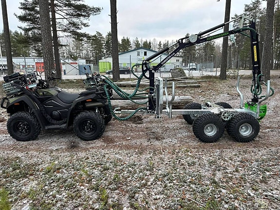 QvenneKampanj DEMO AvestaVagnen Forester Plus ATV-Timmervagn