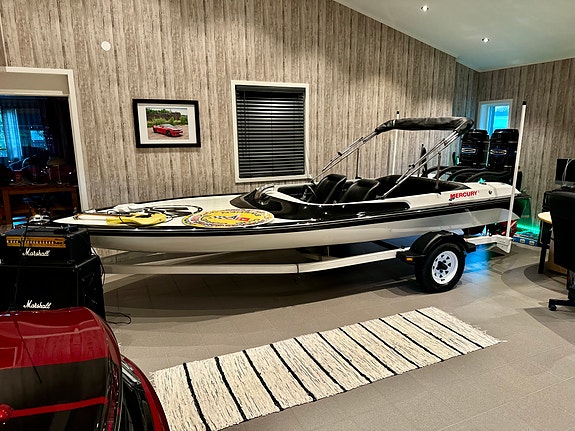 Amerikansk Skiboat Dubbla Mercury 5 of 6