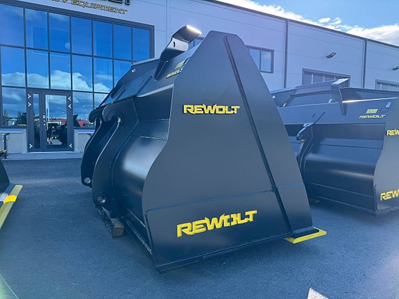 Rewolt HD Lastarskopa 5,8 kubik i lager! Hardox 500 TUF L180 5 of 10