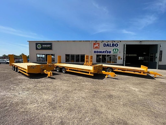 Herbst Maskintrailer Olika Storlekar