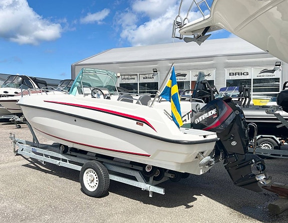 Sting 610 S -2018 | Evinrude 115hk | 83h | 1 ägare, Nyservad 2 of 5