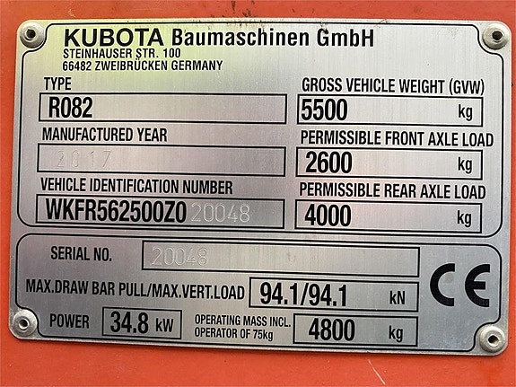 Kubota R082 10 of 10