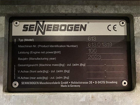 Sennebogen 613E-M 9 of 9