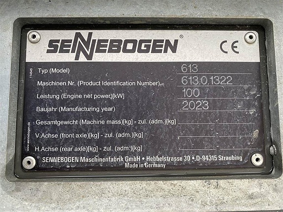 Sennebogen 613E-M 9 of 9
