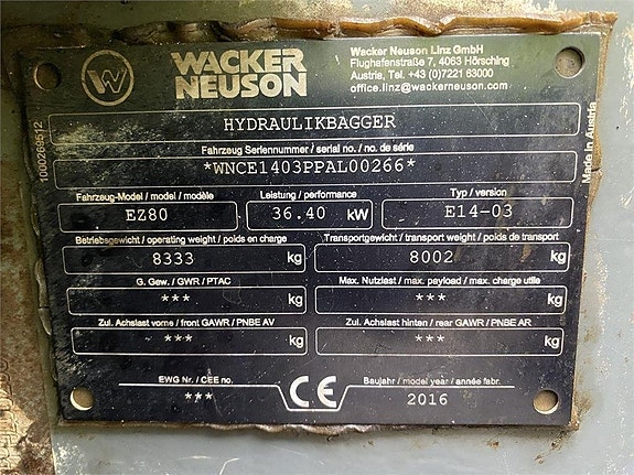 Wacker Neuson EZ80 12 of 12