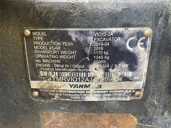 Yanmar VIO12 10 of 10
