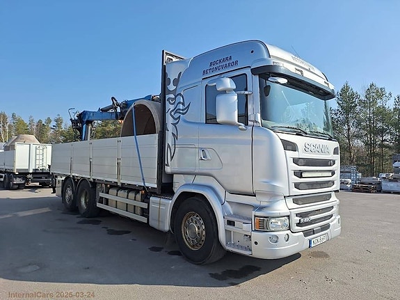 Scania R490 Flak & Kran Flak & Kranbil 2 of 10