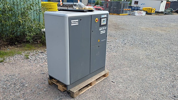 Atlas Copco GA18 FF skruvkompressor med lufttank 5 of 7