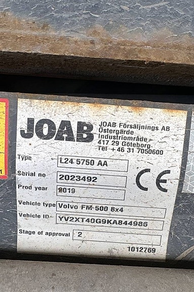 Volvo FM500 8*4, Inkl Schaktflak & Maskinflak 15 of 18