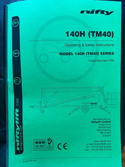 Niftylift 140H (TM40) 2 of 5