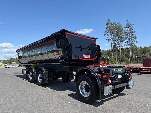 Hakarps - Langendorf 30 tons asfaltstrailer OMGÅENDE LEV 6 of 12