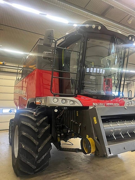 Massey Ferguson 7345 S Activa Tröska 18 fots Skärbord 3 of 5