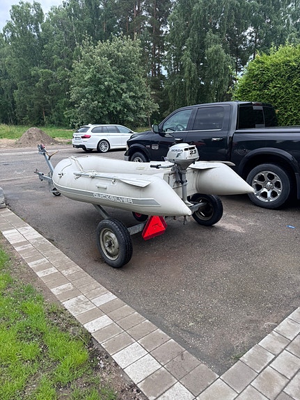 Gummijolle rib quicksilver 320 + Honda 2,3hk 2 of 3