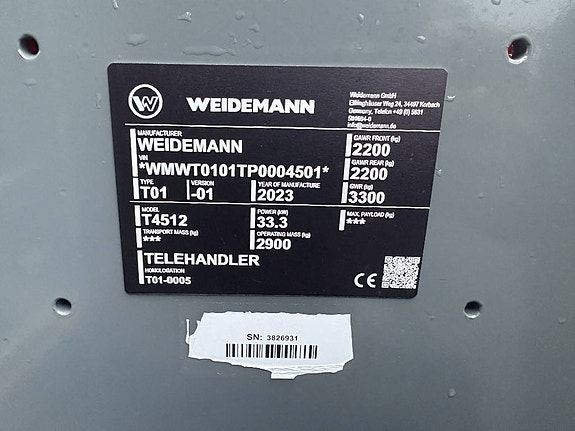 Weidemann T4512 demoex 18 of 24